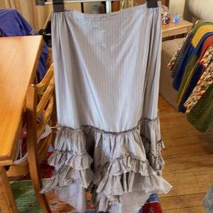 Krista Larson 100% Silk Boho Skirt.  OSFA Great Price!